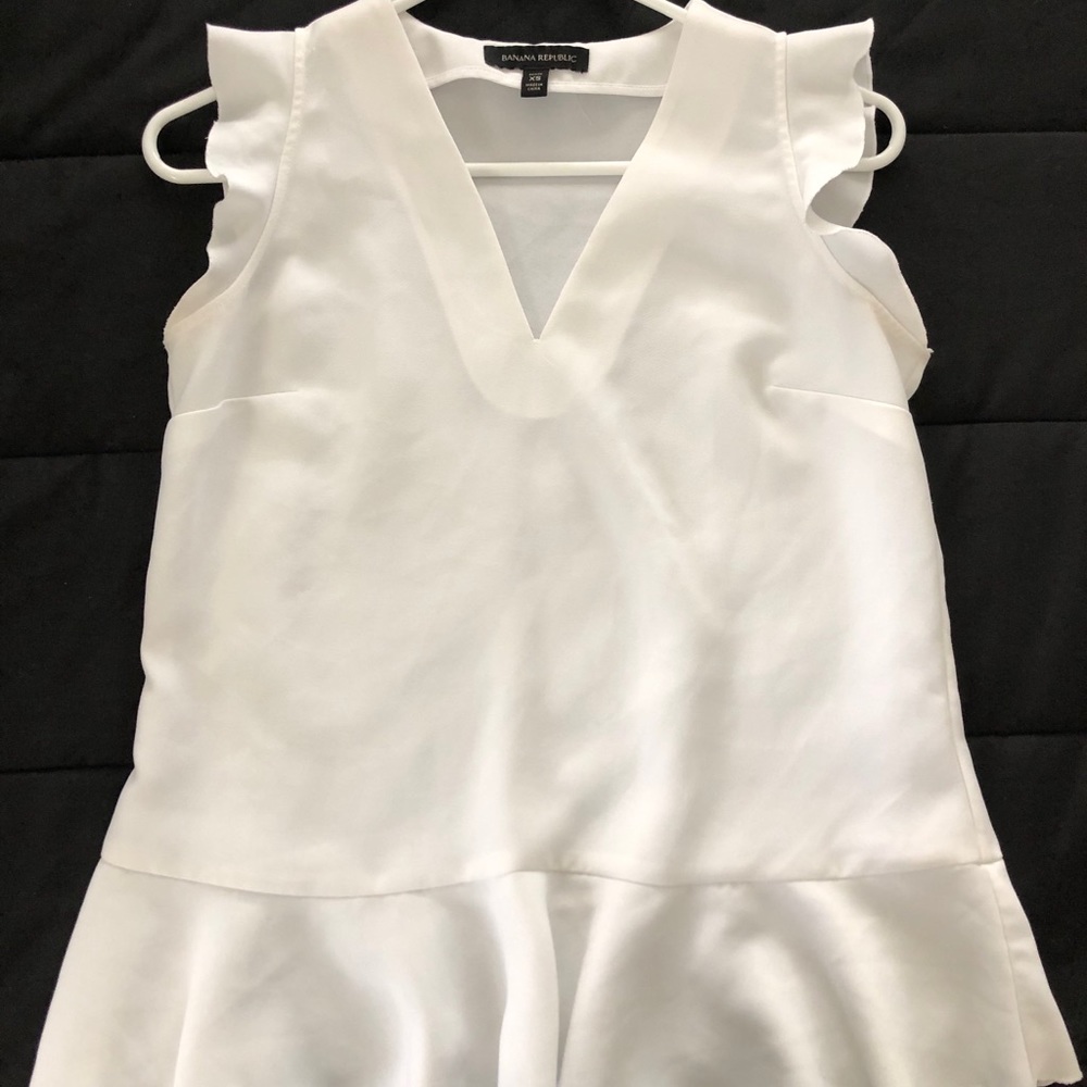Banana Republic White Blouse